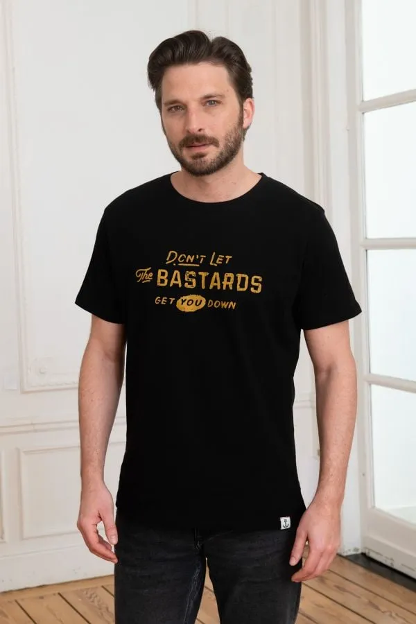 Camiseta Hombre Iron & Resin No Bastards Tee Black