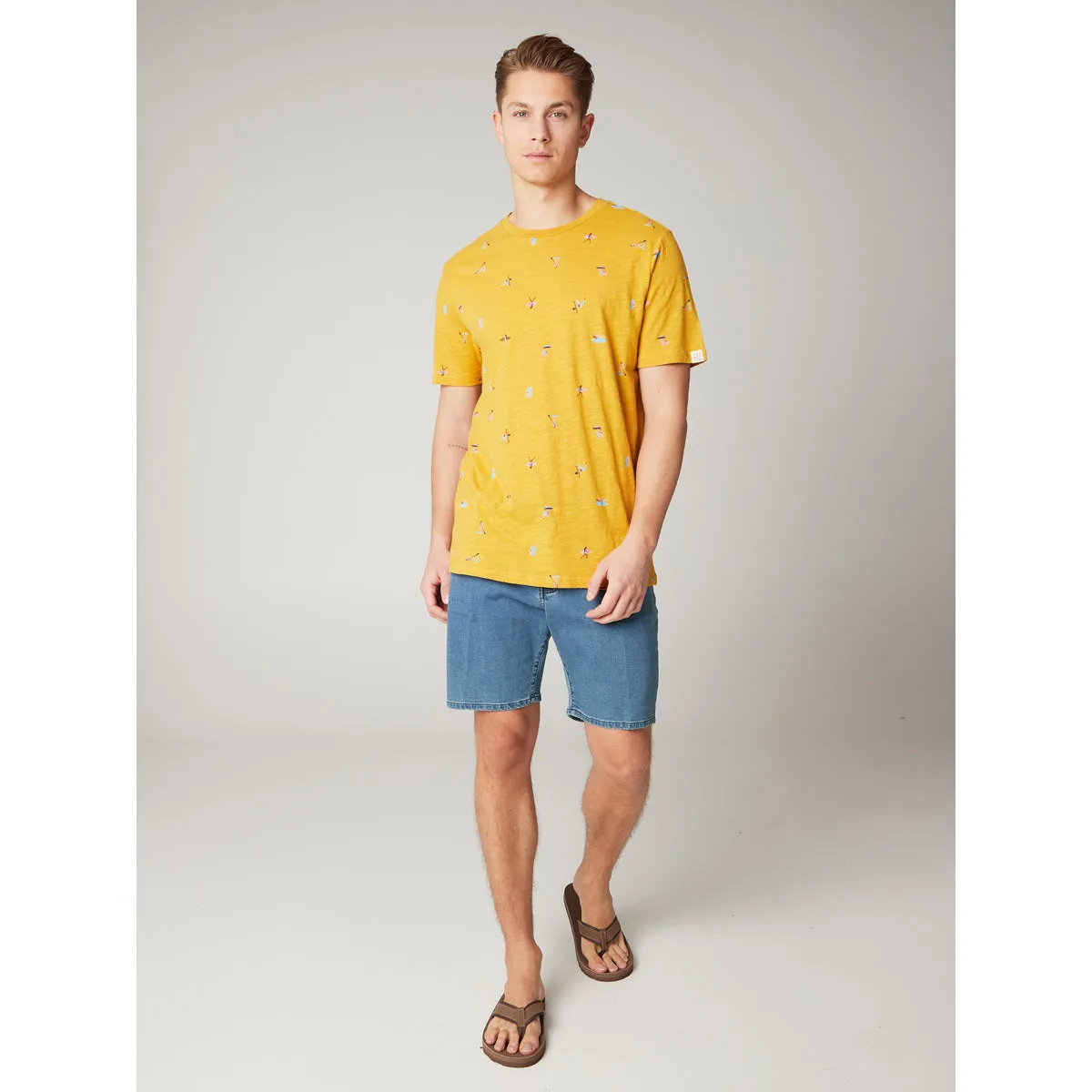 CAMISETA HOMBRE PRTEGONIA TSHIRT PROTEST AMARILLO