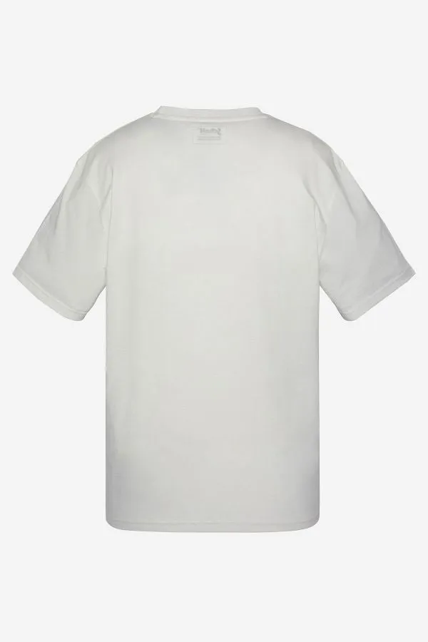 Camiseta Hombre Schott Tsbase01 Washed Black / Off White