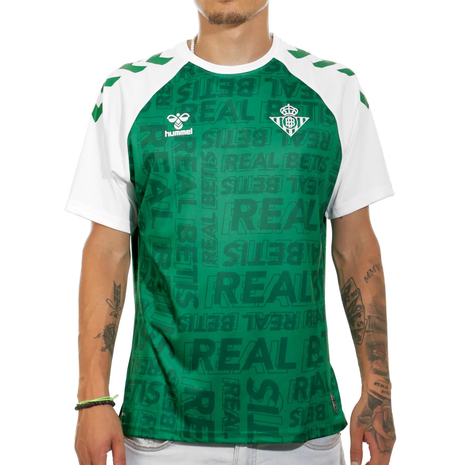 CAMISETA HUMMEL REAL BETIS BALOMPIé PREGAME