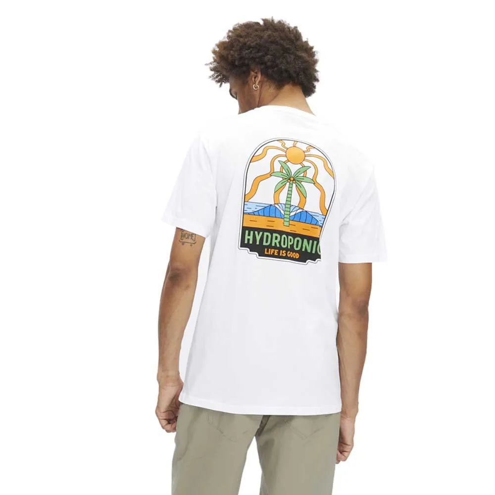 Camiseta HYDROPONIC hombre manga corta LIFE SS Ref. 23015 WHITE blanco