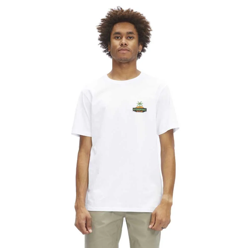 Camiseta HYDROPONIC hombre manga corta LIFE SS Ref. 23015 WHITE blanco