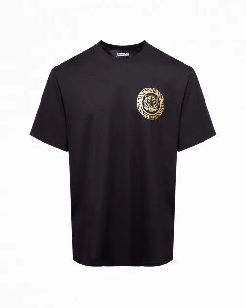 Camiseta Just Cavalli 74OBHF03 Negro