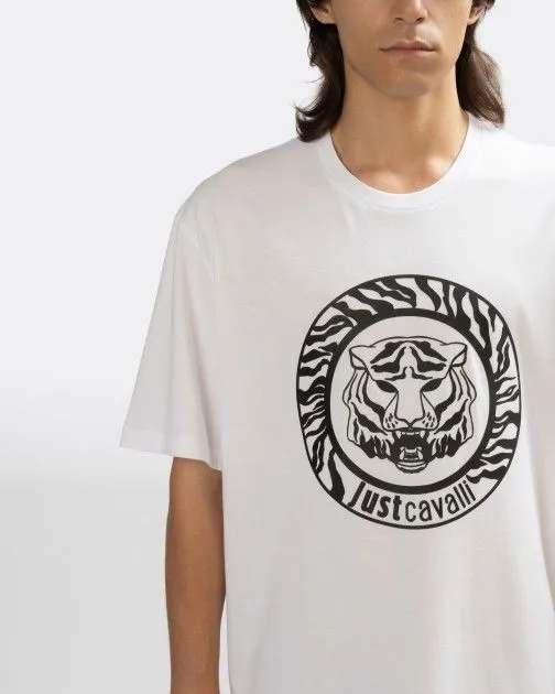 Camiseta Just Cavalli 74OBHF04 Blanco