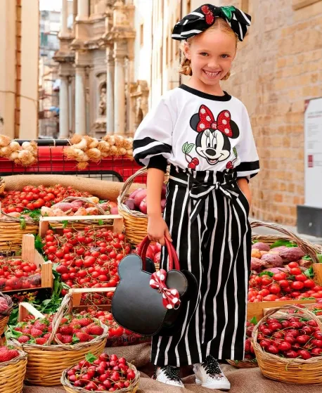 Camiseta Niña MONNALISA Minnie Strass