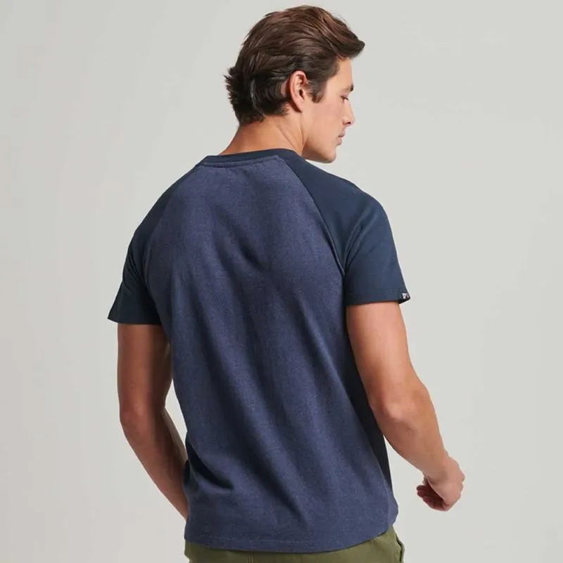 Camiseta Para Hombre Vintage Gym Raglan Superdry