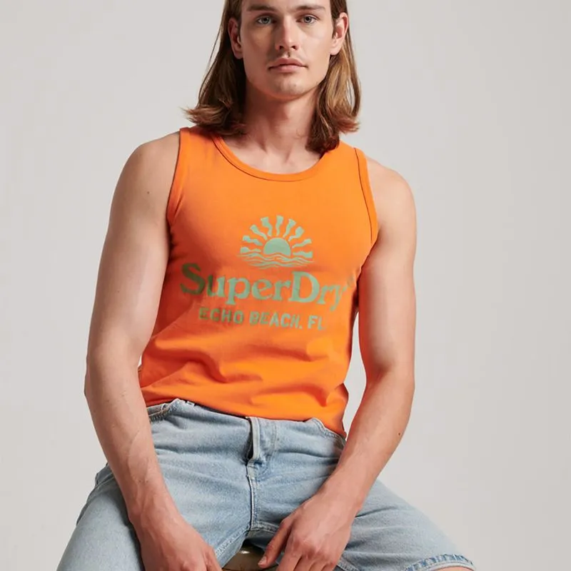 Camiseta Para Hombre Vintage Venue Neon Vest Superdry 55597