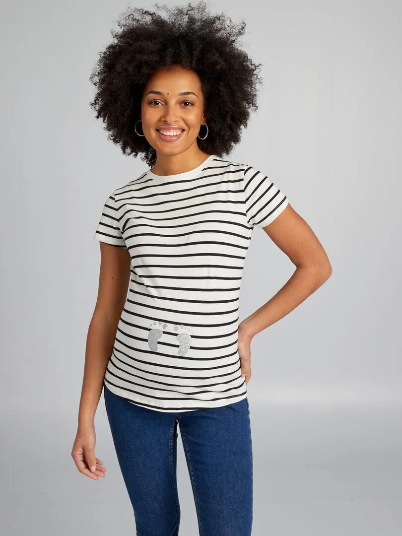 CAMISETA PREMAMá  BLANCO