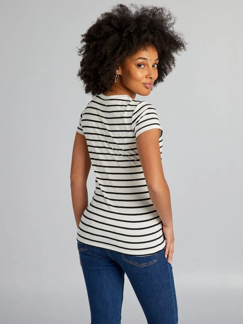 CAMISETA PREMAMá  BLANCO