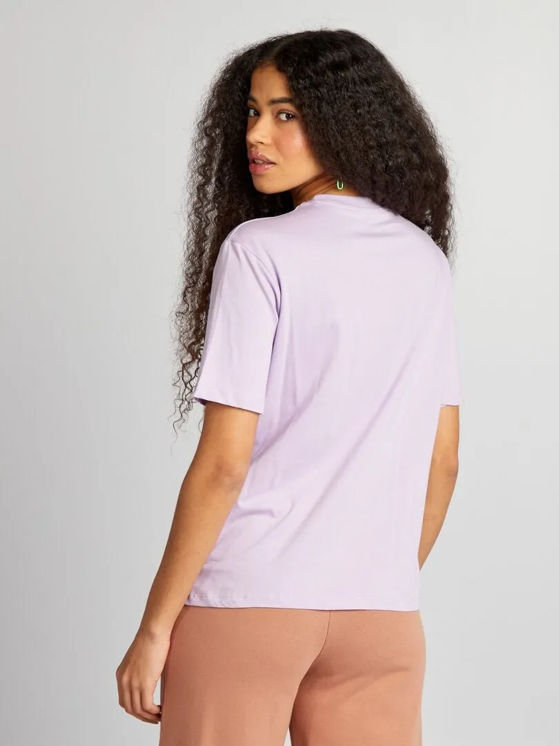 CAMISETA 'MY HERO ACADEMIA'  PURPURA