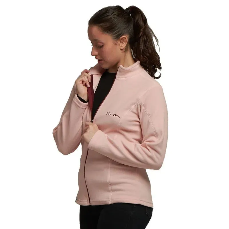 Campera Alaska Maimara Micropolar Mujer Rosa Claro Merengue