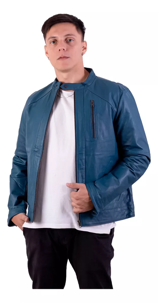 CAMPERA DE CUERO VACUNO 100% LEGITIMO DE HOMBRE  GABRI.B