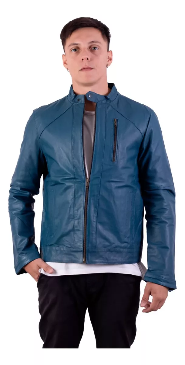 CAMPERA DE CUERO VACUNO 100% LEGITIMO DE HOMBRE  GABRI.B