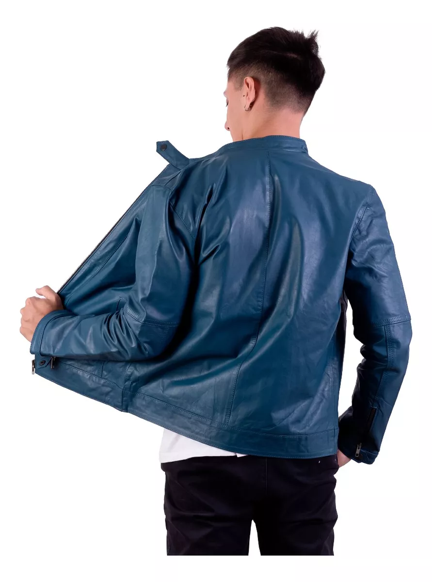 CAMPERA DE CUERO VACUNO 100% LEGITIMO DE HOMBRE  GABRI.B