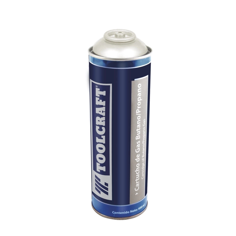 CARTUCHO GAS BUTANO/PROPANO ROSCA 450ML TC3383