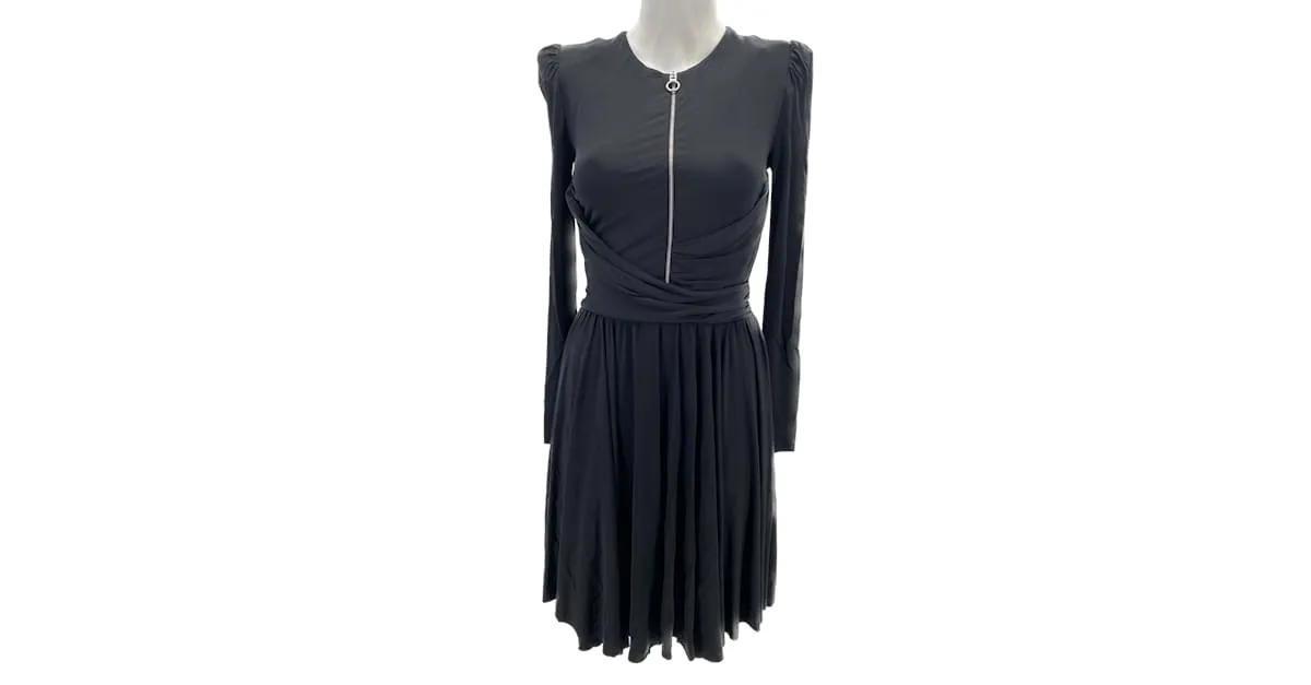 CARVEN Vestidos T.Viscosa S Internacional Negro 