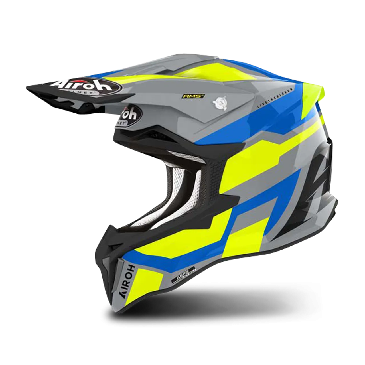 Casco de Cross Airoh Strycker Amarillo Glam 