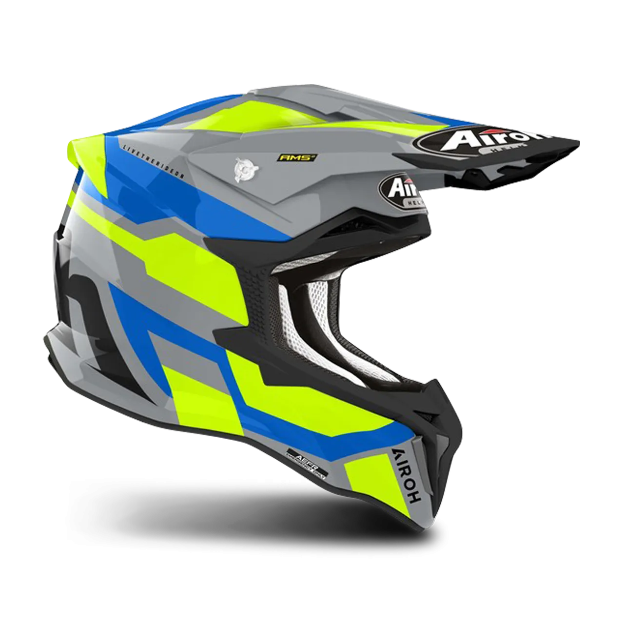 Casco de Cross Airoh Strycker Amarillo Glam 