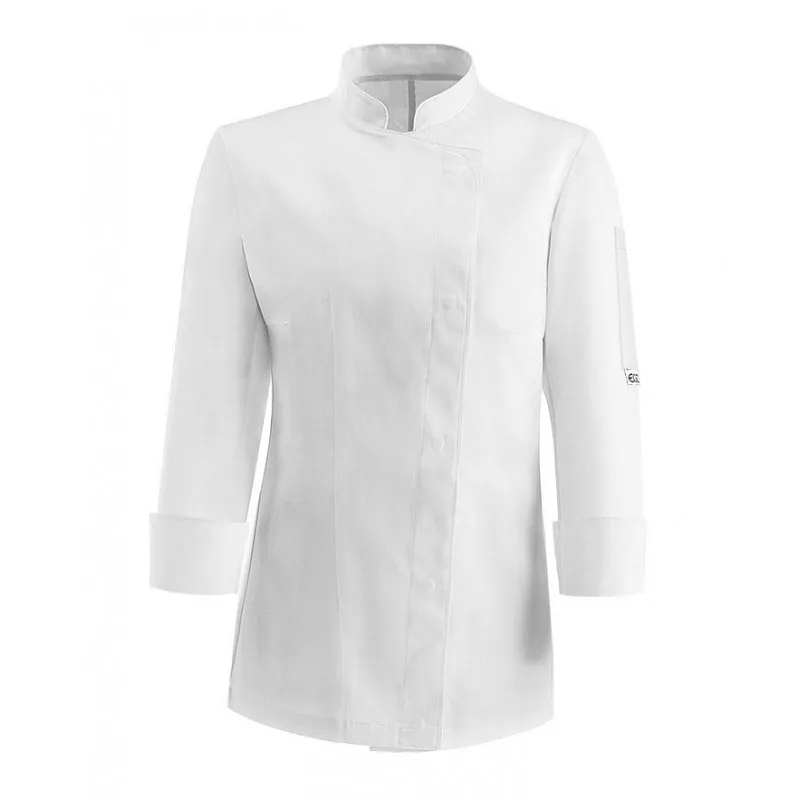 Chaqueta cocinera manga larga de microfibra