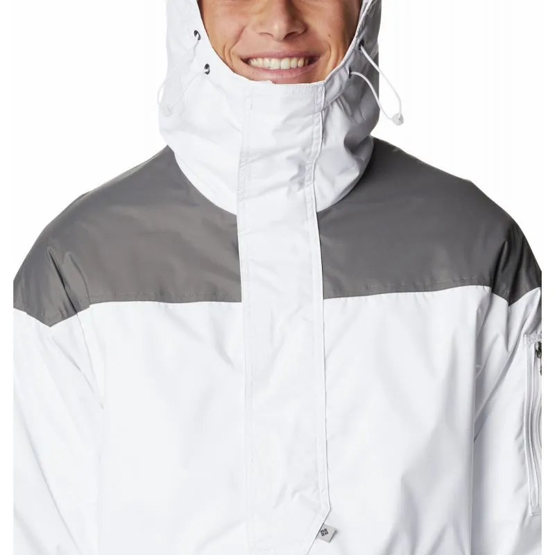 Chaqueta Columbia Challenger Pullover (Blanco/Gris Ciudad) Hombre