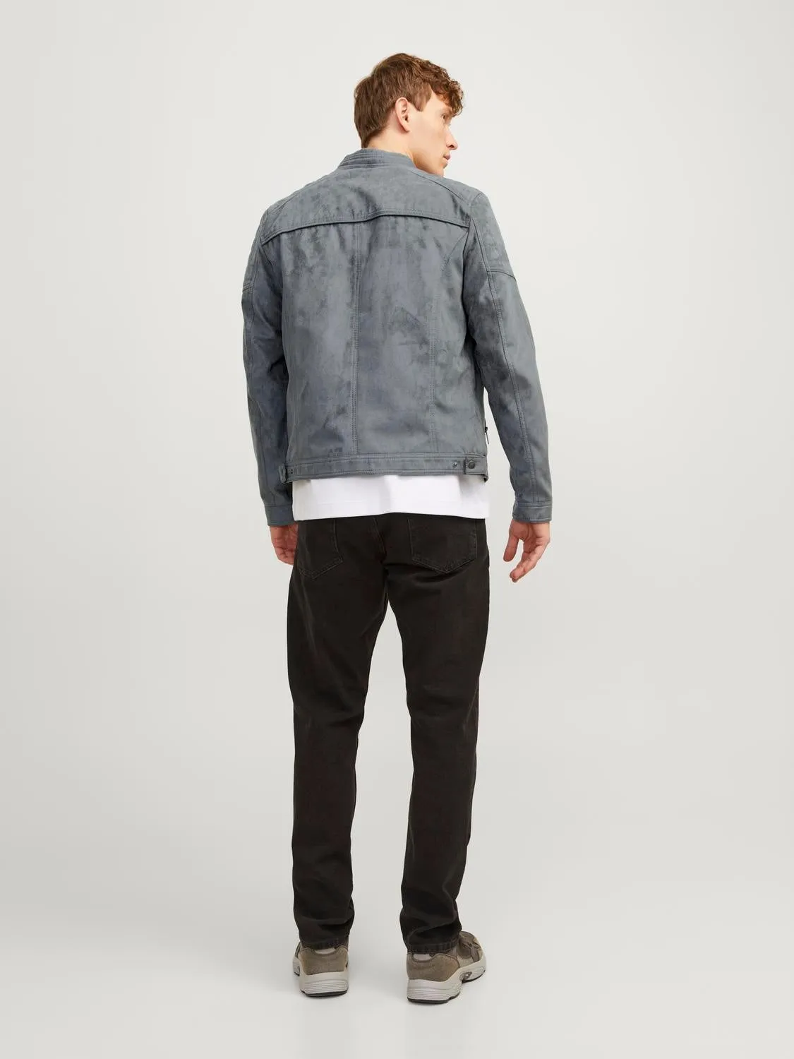 Chaqueta de antelina | Gris oscuro | Jack & Jones®