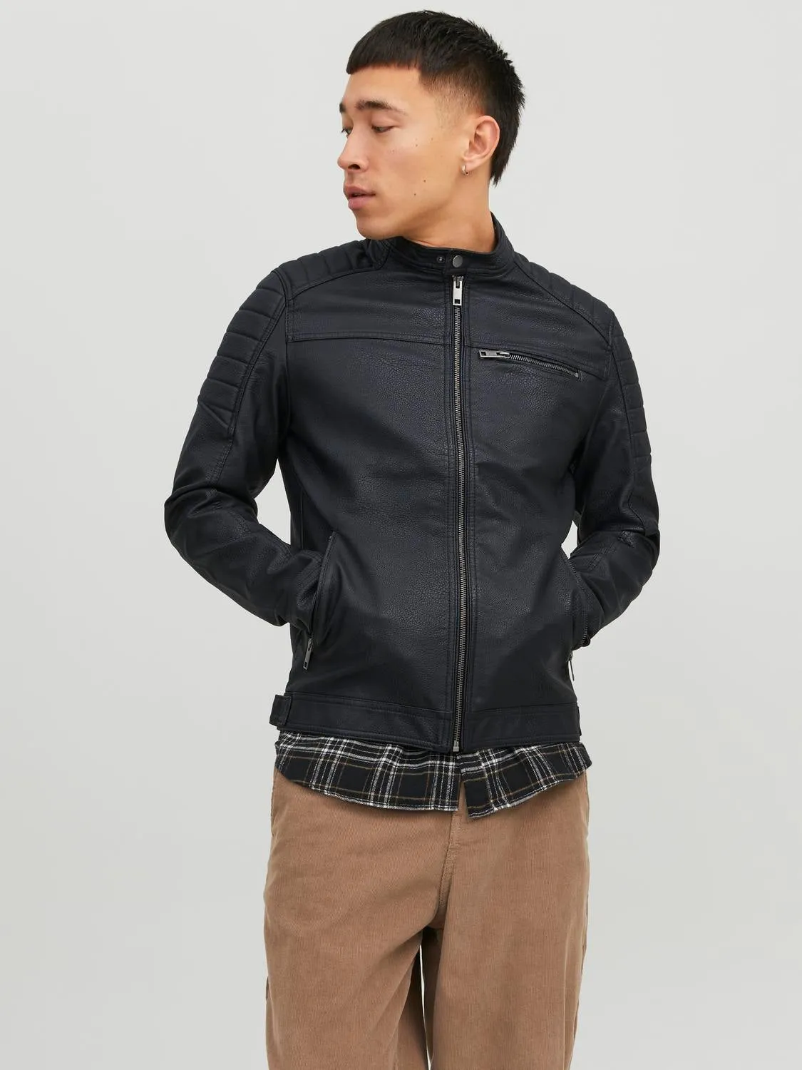 Chaqueta de antelina | Negro | Jack & Jones®