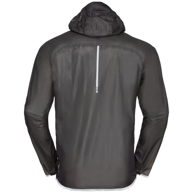 Chaqueta de running Odlo impermeable Zeroweight Dual Dry (Negro) Hombre