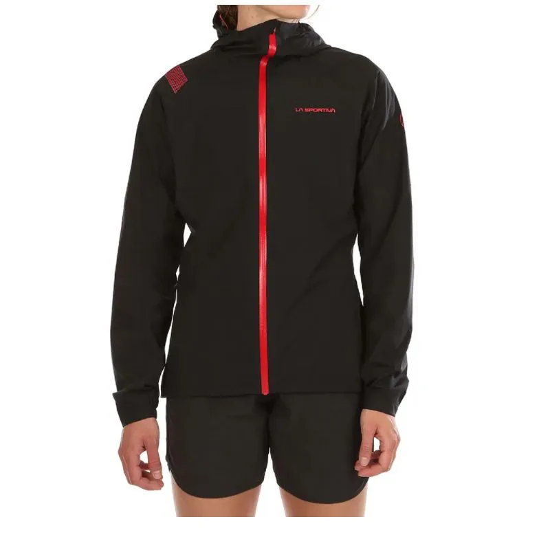 Chaqueta de trail La sportiva Run Jkt (Negro/Hibisco)