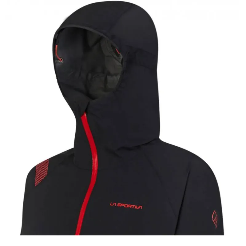 Chaqueta de trail La sportiva Run Jkt (Negro/Hibisco)
