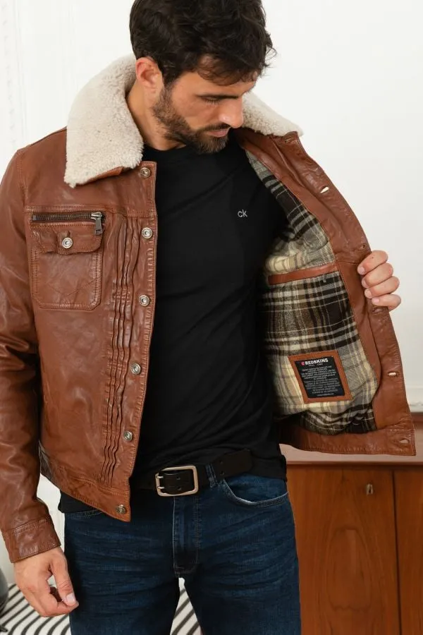 Chaqueta Hombre Redskins Treck Barcelona Cognac