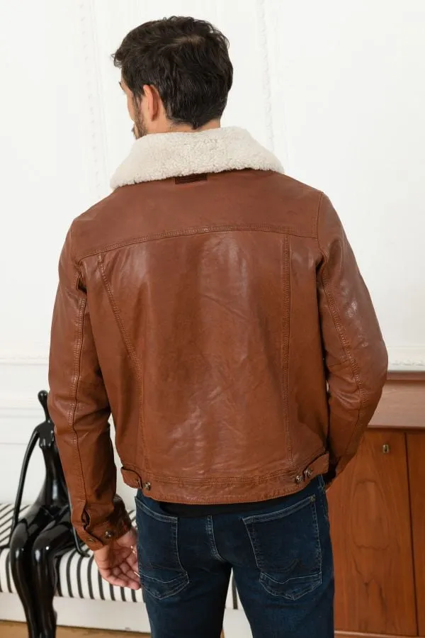 Chaqueta Hombre Redskins Treck Barcelona Cognac