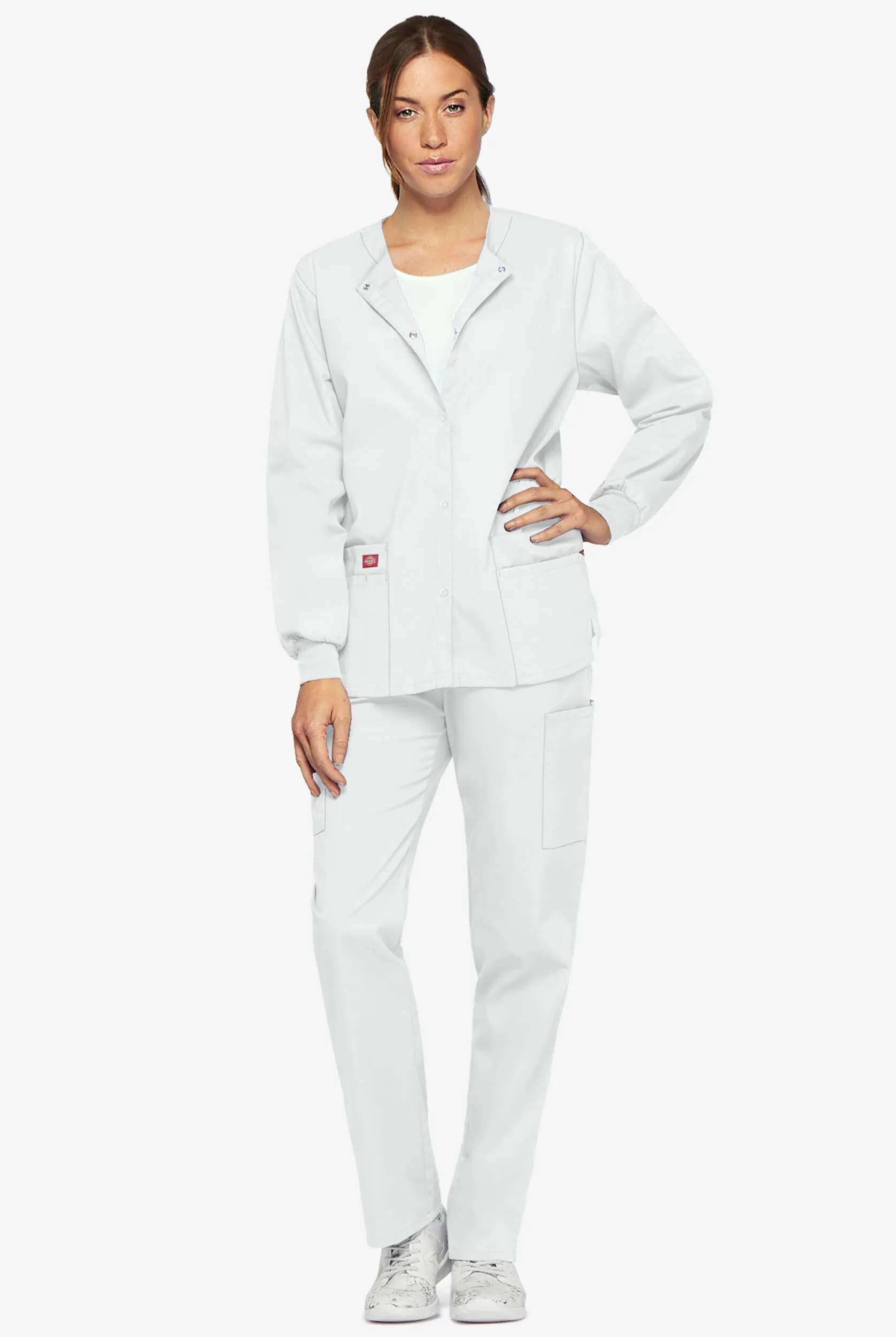 Chaqueta médica Dickies EDS Signature de corte clásico con 4 bolsillos para mujer