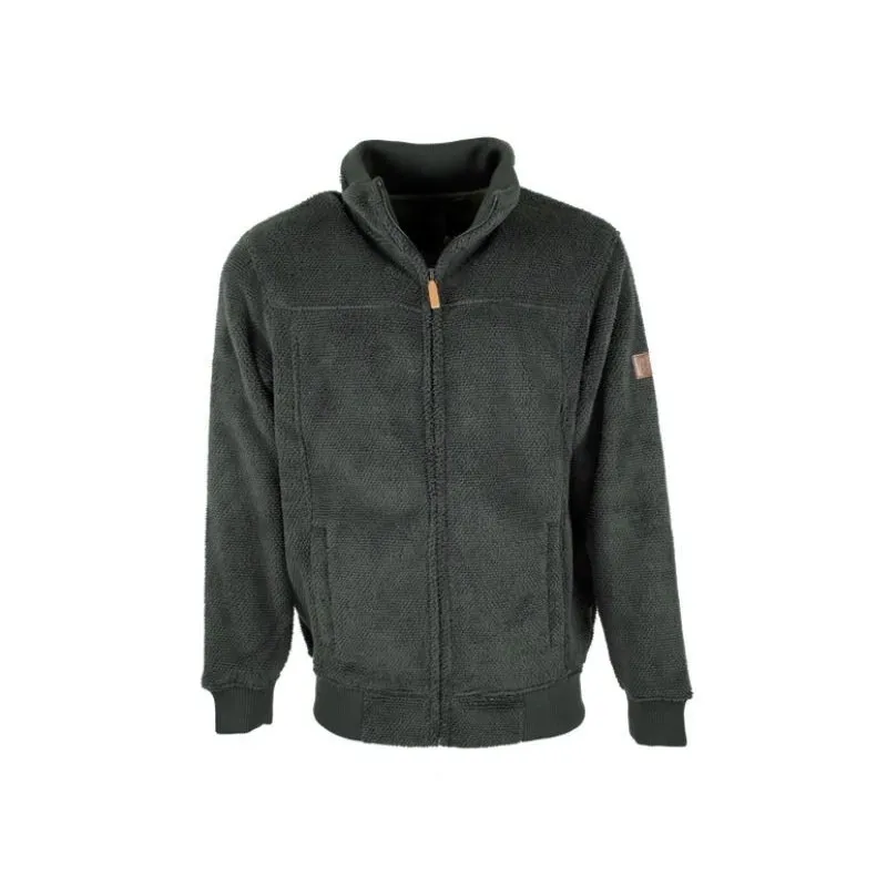 Chaqueta polar Oxford Blue Fleck Green