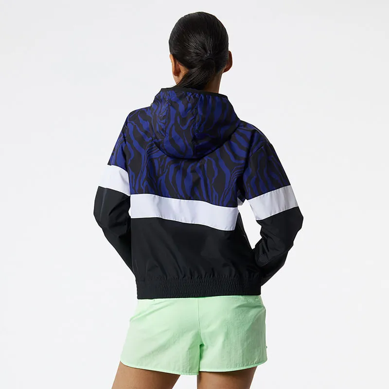 Chaqueta Rompe Vientos Para Mujer Reflective Print Accelerate Jacket New Balance 51320