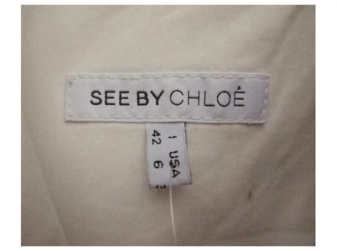 Chaqueta See By Chloé 38 Blanco 