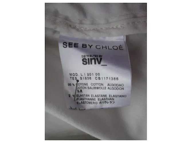 Chaqueta See By Chloé 38 Blanco 