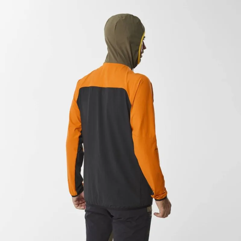 Chaqueta softshell Millet Fusion XCS Hoody M (Ivy/Maracuja) hombre