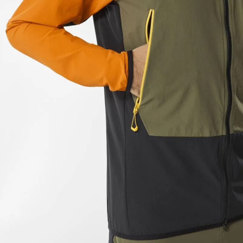 Chaqueta softshell Millet Fusion XCS Hoody M (Ivy/Maracuja) hombre