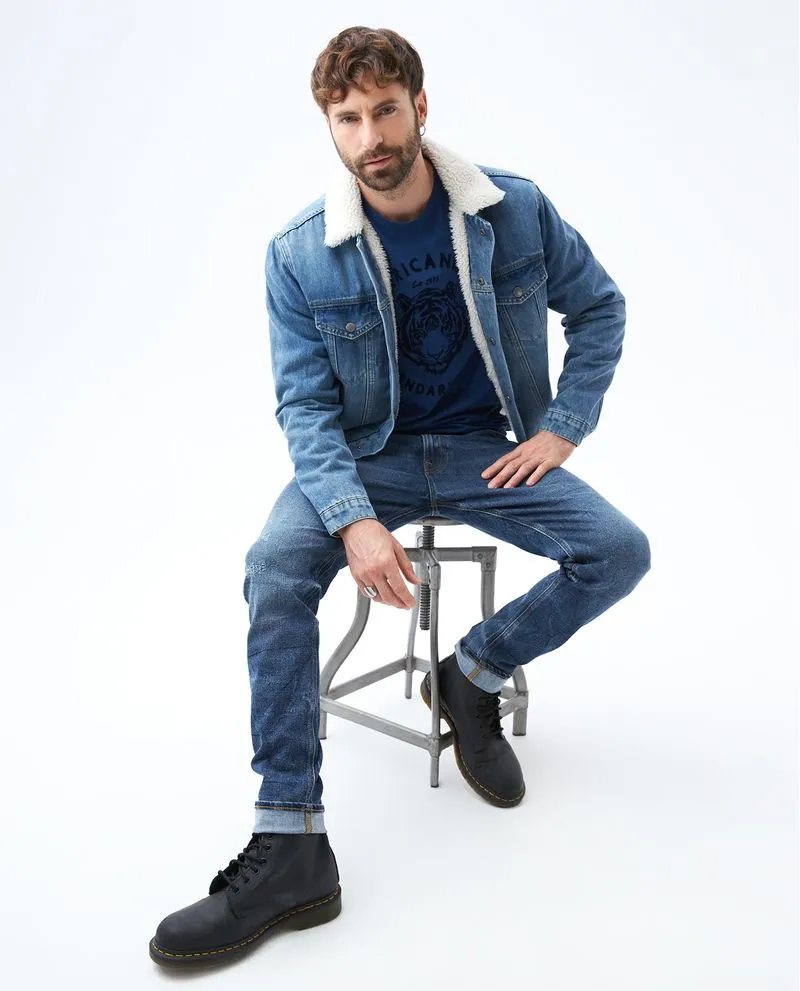 Chaqueta trucker para hombre