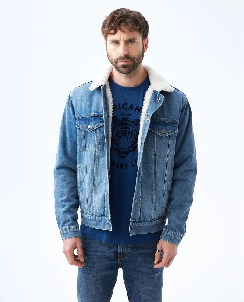 Chaqueta trucker para hombre