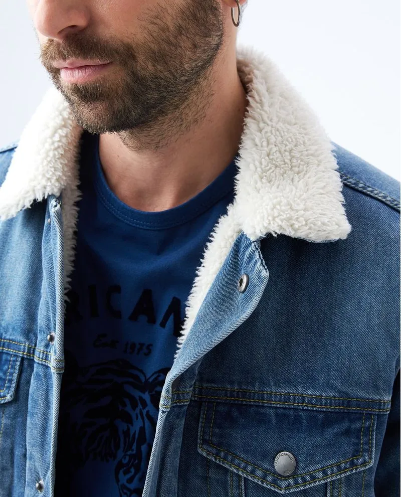 Chaqueta trucker para hombre