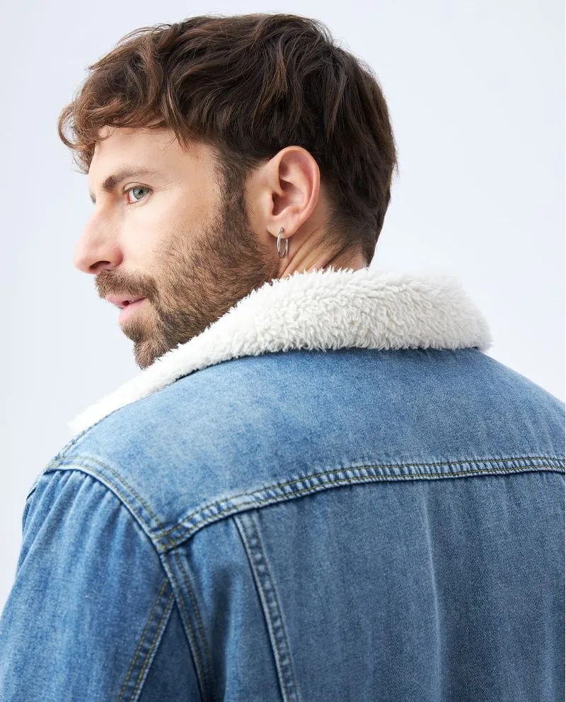 Chaqueta trucker para hombre