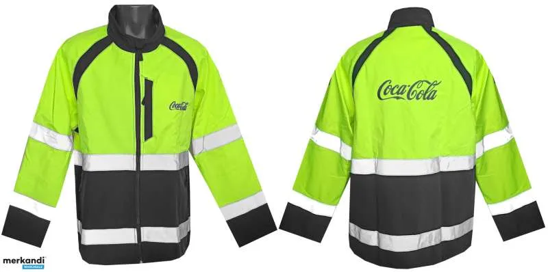CHAQUETAS SUDADERAS CHAQUETAS DE TRABAJO PARA HOMBRE PROTECTOR REFLECTANTE VERDE 2XL  3XL