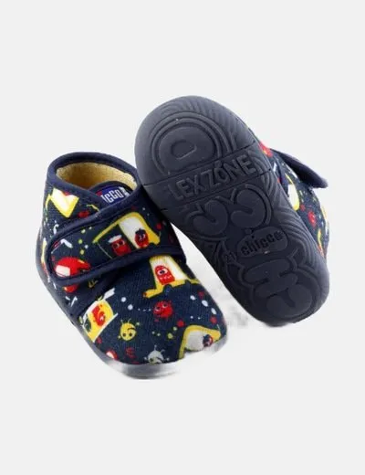 Chicco Zapato azul estampado