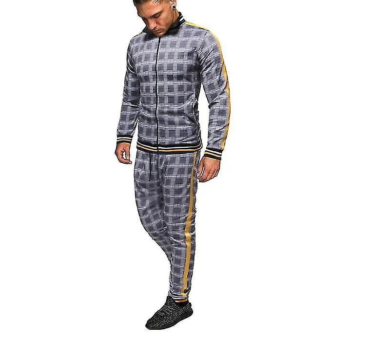 Chándal casual para hombres Trajes de jogging de manga larga Conjuntos de sudaderas