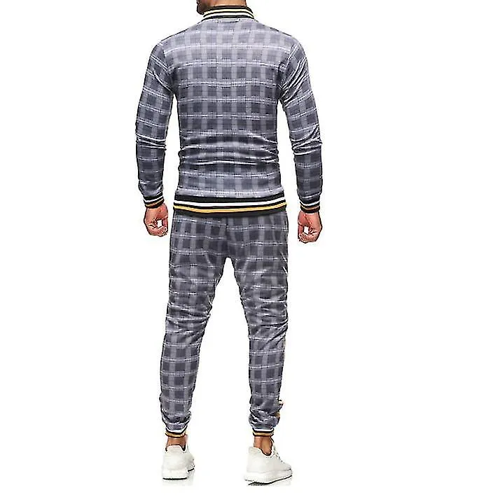 Chándal casual para hombres Trajes de jogging de manga larga Conjuntos de sudaderas
