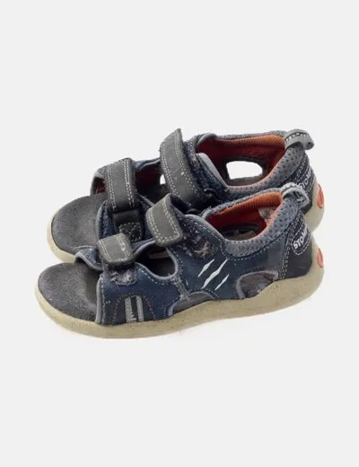 Clarks Sandalia azul combinada