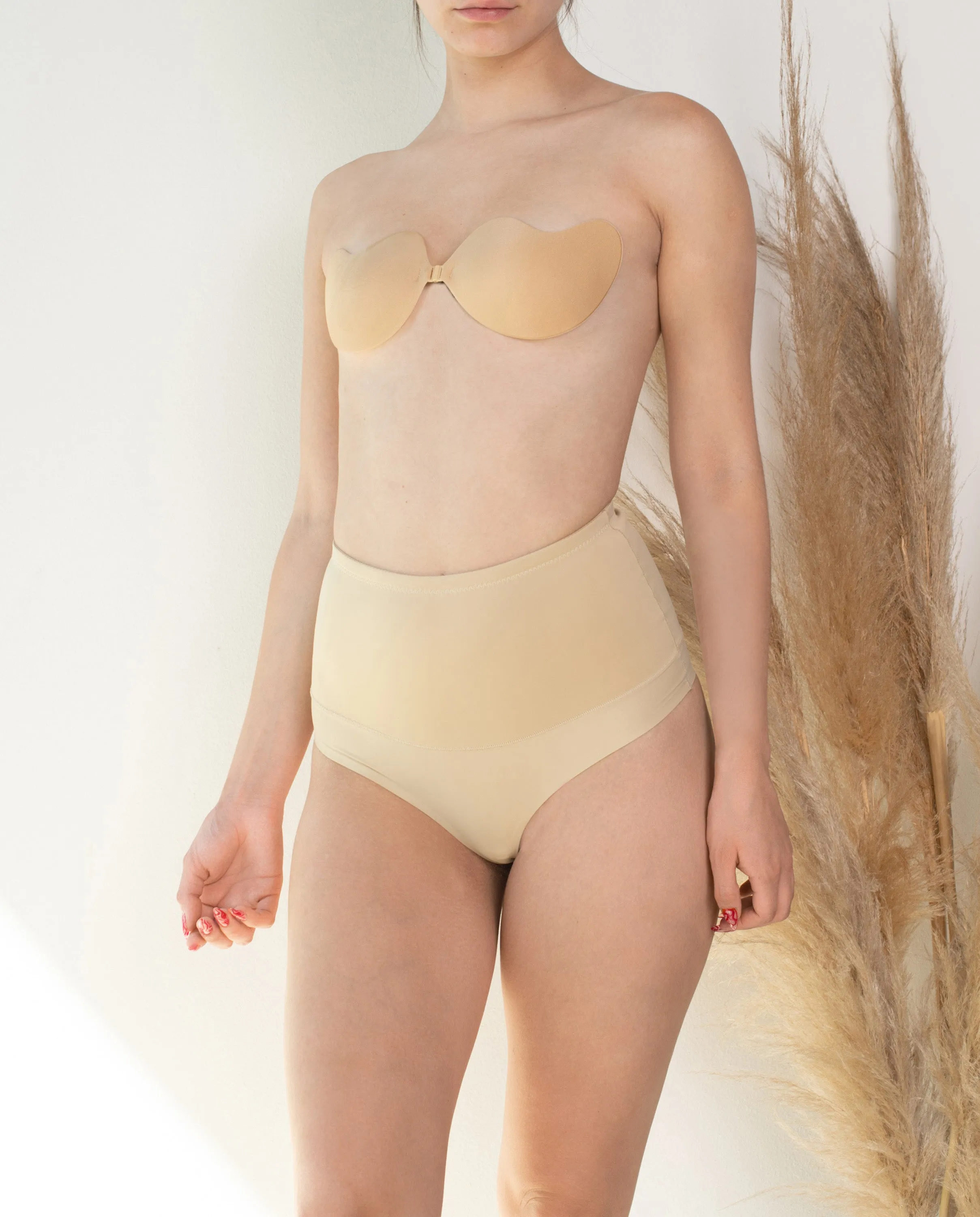 Colaless Faja Reductor Abdomen Bajo y Medio Beige