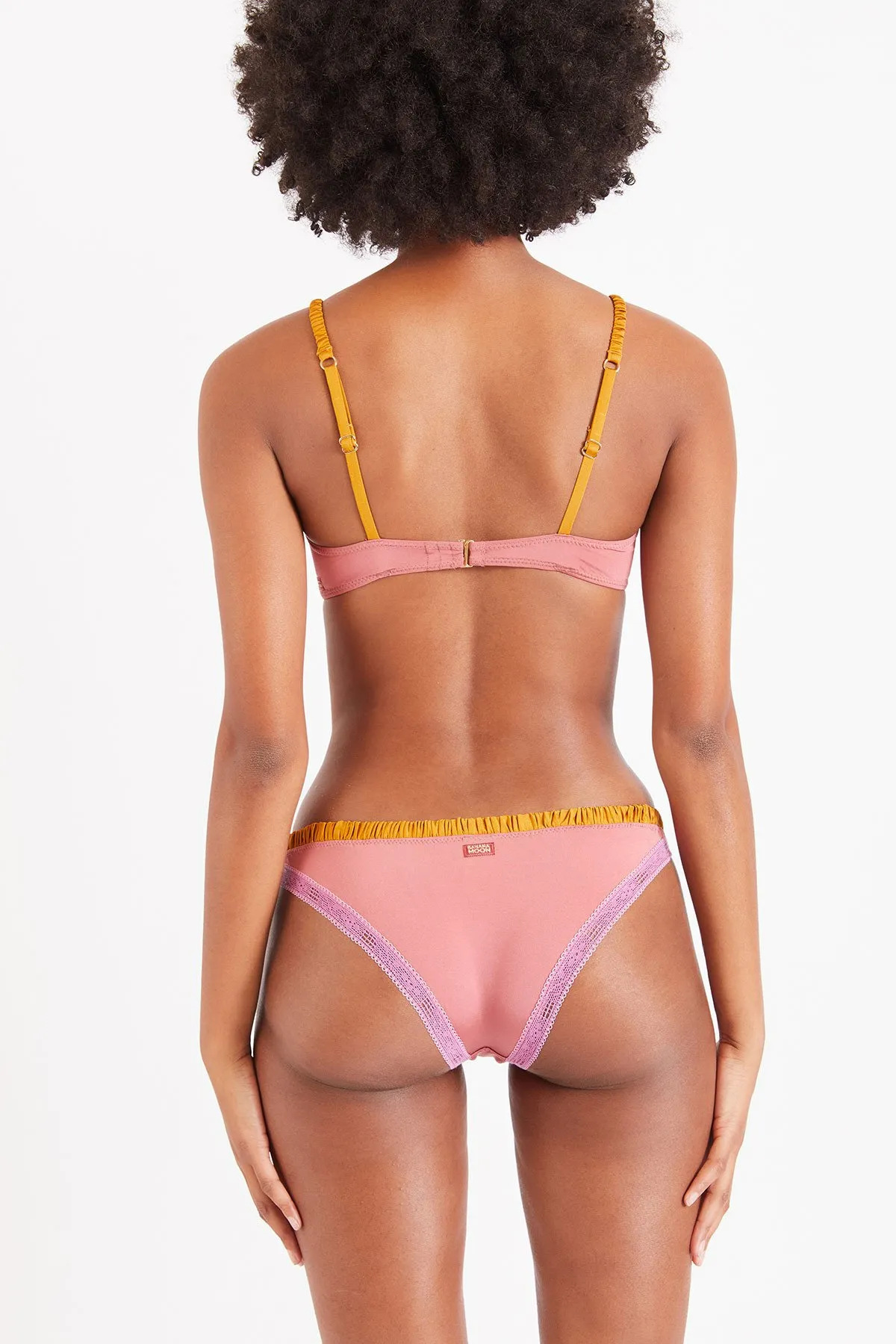 Conjunto de lencería rosa Joyful & Bubbly Silky