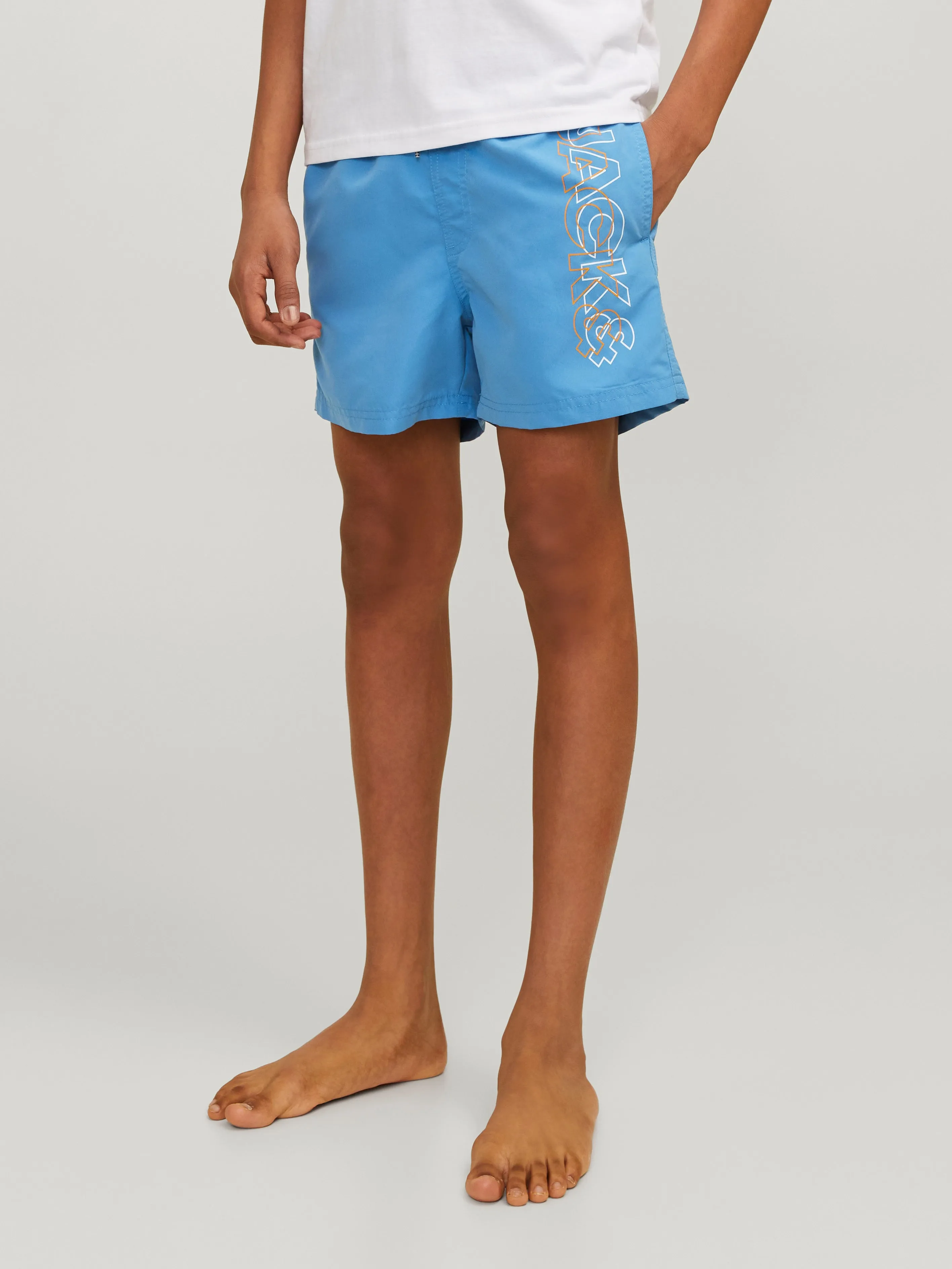 Corte regular Bañador Junior | Azul intermedio | Jack & Jones®